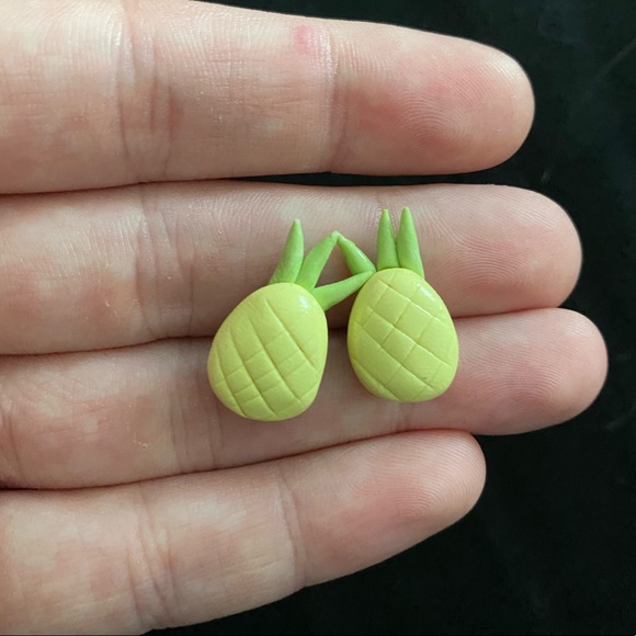 Pineapple Earrings - Picture 2 of 2